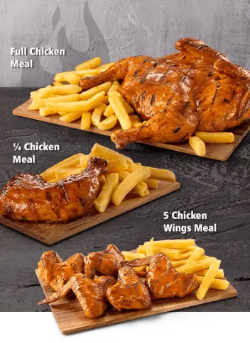 Chicken Cheese Burger Meal